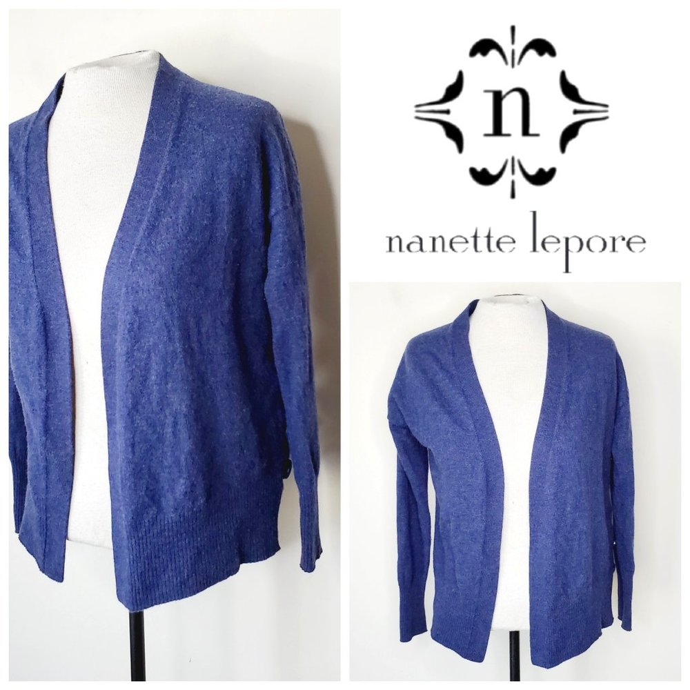 ANTHRO NANETTE LEPORE 100% Merino Wool Cardigan